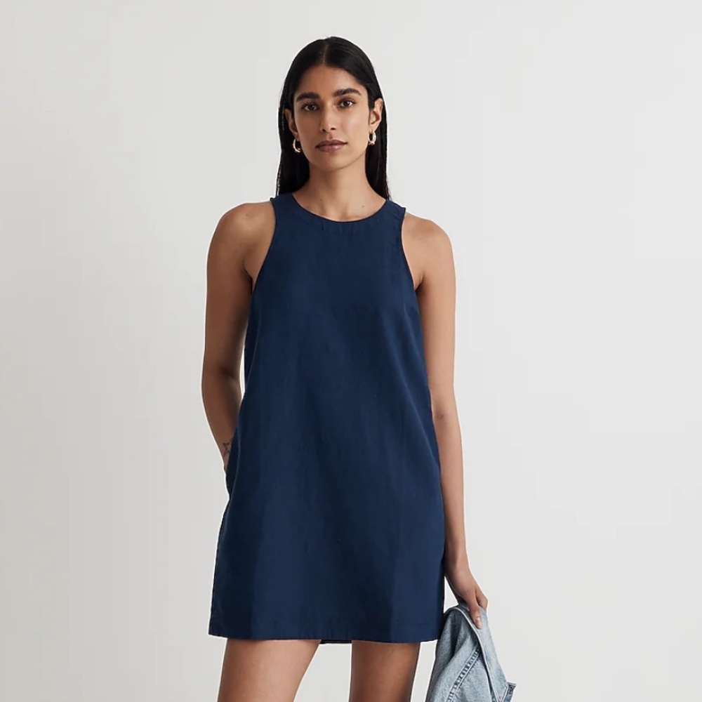 Madewell Cutaway Tank Mini Dress